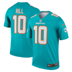 Tyreek Hill Miami Dolphins Legend Player Performance Top - Aqua - Nike