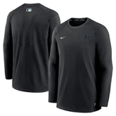 Miami Marlins Nike Authentic Collection Logo Performance Long Sleeve T-Shirt Sale