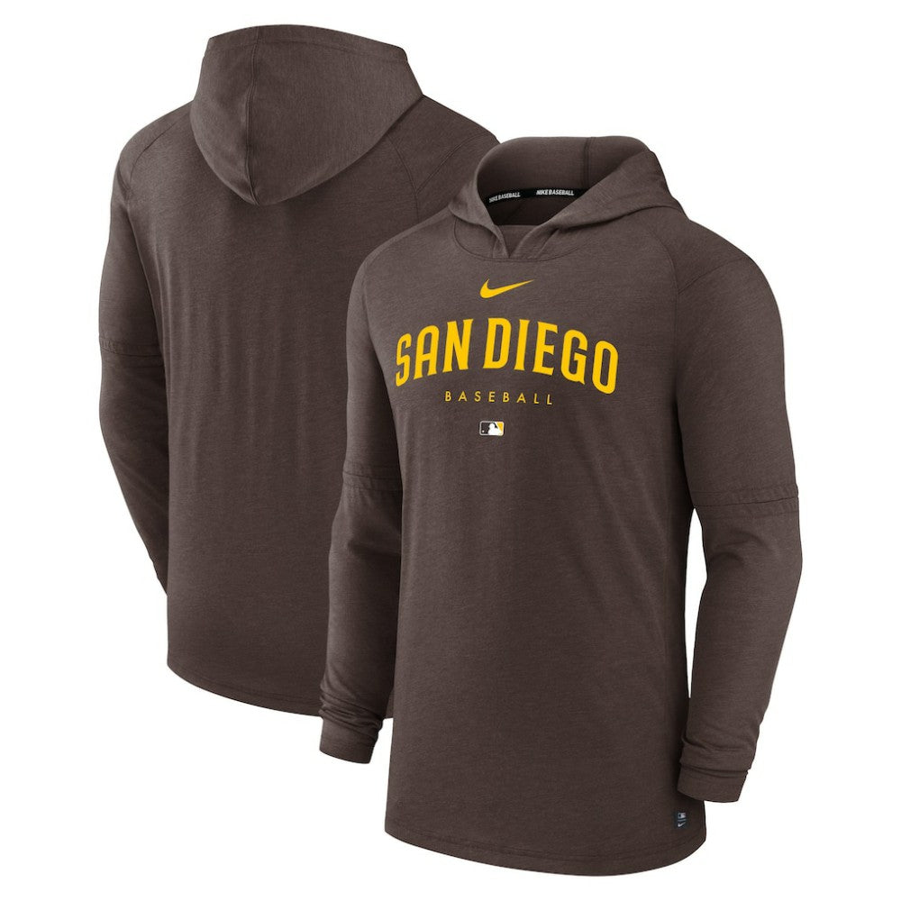San Diego Padres Nike Authentic Collection Lightweight Dri-FIT Hooded Pullover Near Me