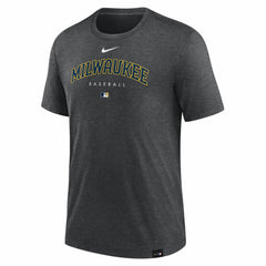 Milwaukee Brewers Nike Authentic Collection Early Work Tri-Blend Performance T-Shirt for sale