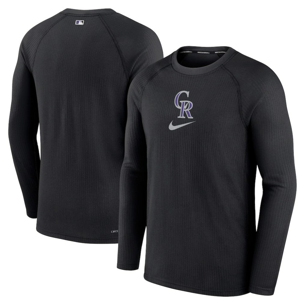 Colorado Rockies Nike Authentic Collection Game Raglan Performance Long Sleeve T-Shirt Near Me