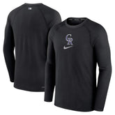 Colorado Rockies Nike Authentic Collection Game Raglan Performance Long Sleeve T-Shirt Near Me