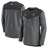 Colorado Rockies Nike Authentic Collection Game Time Performance Half-Zip Top Discount