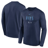 Tampa Bay Rays Nike Authentic Collection Team Logo Legend Performance Long Sleeve T-Shirt Online