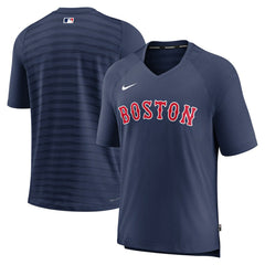 Boston Red Sox Nike Authentic Collection Pregame Raglan Performance V-Neck T-Shirt Online