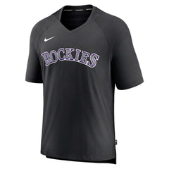 Colorado Rockies Nike Authentic Collection Pregame Raglan Performance V-Neck T-Shirt Online