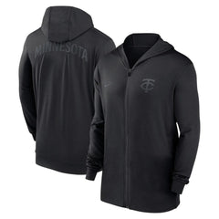 Minnesota Twins Nike Authentic Collection Travel Performance Lightweight Full-Zip Hoodie - Online