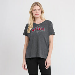 Los Angeles Angels Nike Women's Authentic Collection Early Work Tri-Blend T-Shirt for sale