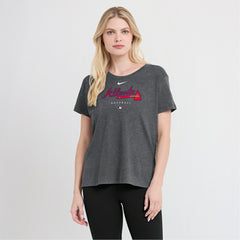 Atlanta Braves Nike Women's Authentic Collection Early Work Tri-Blend T-Shirt Online