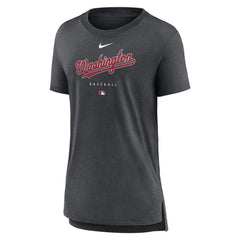 Washington Nationals Nike Women's Authentic Collection Early Work Tri-Blend T-Shirt Discount