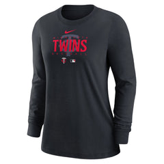 Minnesota Twins Nike Women's Authentic Collection Legend Performance Long Sleeve T-Shirt - Outlet