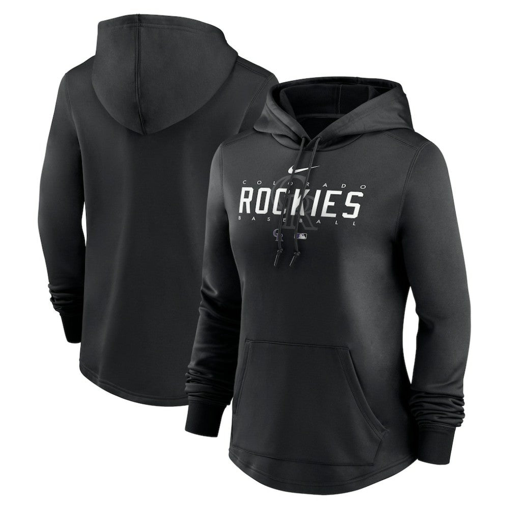 Colorado Rockies Nike Women's Authentic Collection Pregame Performance Pullover Hoodie Outlet