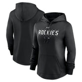 Colorado Rockies Nike Women's Authentic Collection Pregame Performance Pullover Hoodie Outlet