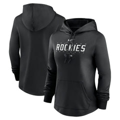 Colorado Rockies Nike Women's Authentic Collection Pregame Performance Pullover Hoodie Outlet