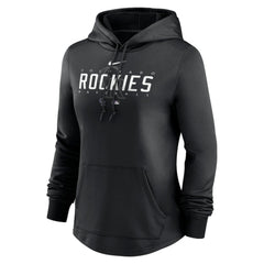 Colorado Rockies Nike Women's Authentic Collection Pregame Performance Pullover Hoodie Outlet