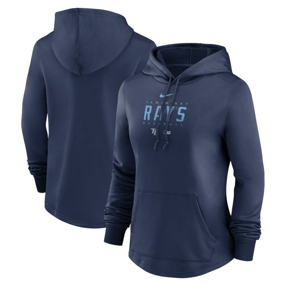 Tampa Bay Rays Nike Women's Authentic Collection Pregame Performance Pullover Hoodie Online