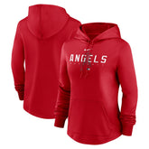 Los Angeles Angels Nike Women's Authentic Collection Pregame Performance Pullover Hoodie Discount