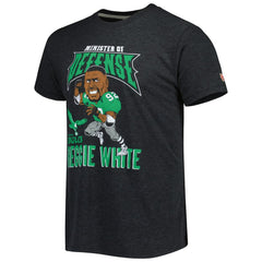 Reggie White Philadelphia Eagles Homage Unisex Unisex Caricature Retired Player Tri-Blend T-Shirt - Heather Black - NFL