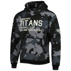 Tennessee Titans The Wild Collective Camo Pullover Hoodie - Black - NFL