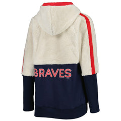 Atlanta Braves G-III 4Her by Carl Banks Women's Shuffle It Raglan Full-Zip Hoodie Discount