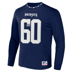 New England Patriots NFL x Staple Core Team Long Sleeve T-Shirt - Navy - NFL