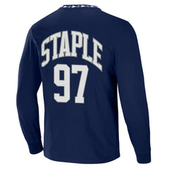 New England Patriots NFL x Staple Core Team Long Sleeve T-Shirt - Navy - NFL