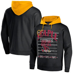 Arizona Cardinals NFL x Staple Throwback Vintage Wash Pullover Hoodie - Black - NFL