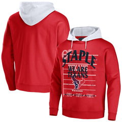 Houston Texans NFL x Staple Throwback Vintage Wash Pullover Hoodie - Navy - NFL