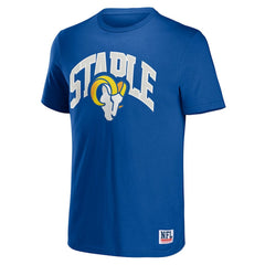 Los Angeles Rams NFL x Staple Logo Lockup T-Shirt - Royal - NFL