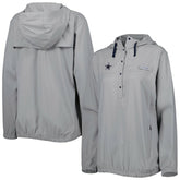 Dallas Cowboys Women's Tamiami Omni-Shade Pullover Hoodie - Gray - Columbia