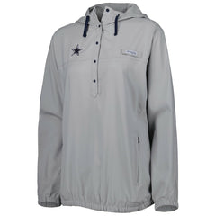 Dallas Cowboys Women's Tamiami Omni-Shade Pullover Hoodie - Gray - Columbia