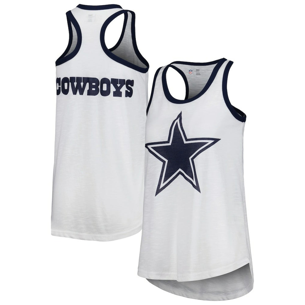 Dallas Cowboys G-III 4Her by Carl Banks Women's Tater Tank Top - White - NFL
