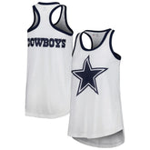 Dallas Cowboys G-III 4Her by Carl Banks Women's Tater Tank Top - White - NFL