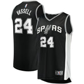 Fanatics Devin Vassell San Antonio Spurs Fast Break Replica Jersey Icon Edition Black