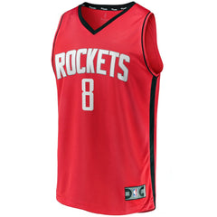 Fanatics Jae'Sean Tate Houston Rockets Fast Break Replica Jersey Icon Edition Red