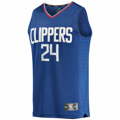 Fanatics Norman Powell LA Clippers Youth Fast Break Replica Jersey Icon Edition Royal