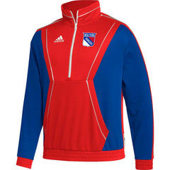 New York Rangers adidas Team Classics Half-Zip Jacket - Red | Adidas discount