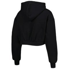 Arizona Cardinals The Wild Collective Women's Cropped Pullover Hoodie - Black - NFL