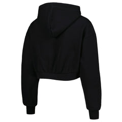 Baltimore Ravens The Wild Collective Women's Cropped Pullover Hoodie - Black - NFL