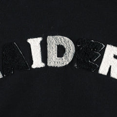 Las Vegas Raiders The Wild Collective Women's Cropped Pullover Hoodie - Black - NFL
