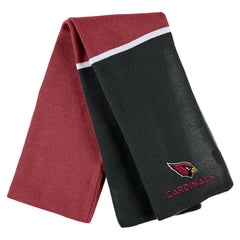Arizona Cardinals WEAR by Erin Andrews Women's Colorblock Cuffed Knit Hat with Pom and Scarf Set - Cardinal - NFL