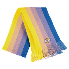Los Angeles Rams WEAR by Erin Andrews Women's Ombre Pom Knit Hat and Scarf Set - Gold - NFL