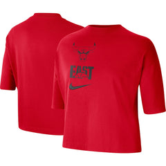 Nike Chicago Bulls Women's Essential Boxy T-Shirt Red