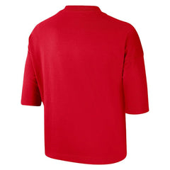 Nike Chicago Bulls Women's Essential Boxy T-Shirt Red