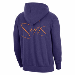 Nike Phoenix Suns Courtside Versus Flight Pullover Hoodie Heather Purple