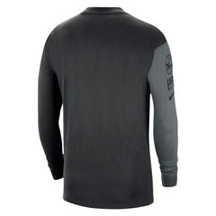 Nike Philadelphia 76ers Courtside Versus Flight MAX90 Long Sleeve T-Shirt Black