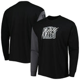 Nike Brooklyn Nets Courtside Versus Flight MAX90 Long Sleeve T-Shirt Black