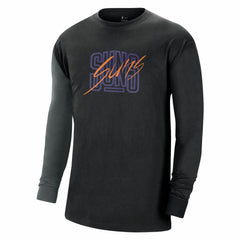 Nike Phoenix Suns Courtside Versus Flight MAX90 Long Sleeve T-Shirt Black