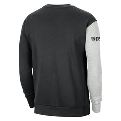 Nike Brooklyn Nets Courtside Versus Force & Flight Pullover Sweatshirt Black/Heather Gray