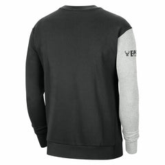 Nike Milwaukee Bucks Courtside Versus Force & Flight Pullover Sweatshirt Black/Heather Gray